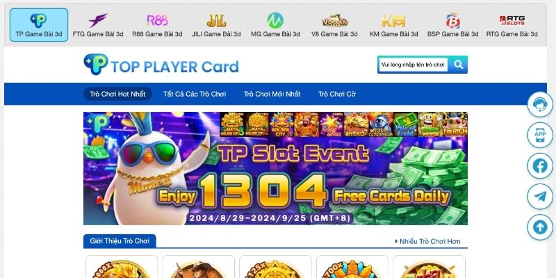 Game bài 3D với 1000+ bàn cược tổ chức mỗi ngày