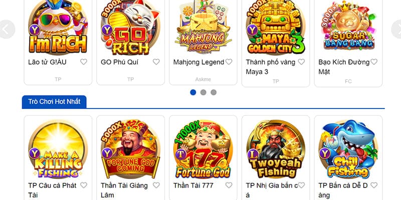 Những game nổi bật tại nhà cái Kuwim